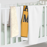 Ankh White Sherpa Blanket