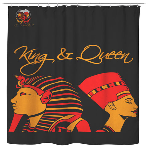 King & Queen Shower Curtain