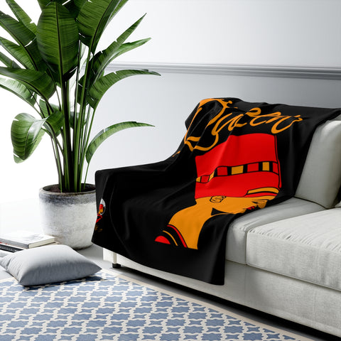 Queen Nefertiti Sherpa Blanket
